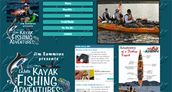 Desktop Screenshot of kayak4fish.com