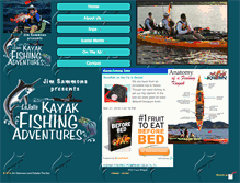 Tablet Screenshot of kayak4fish.com